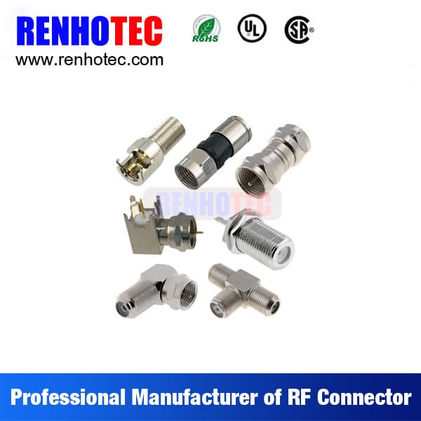 F Plug Auto Connector Electrical Terminal Tube F Connector